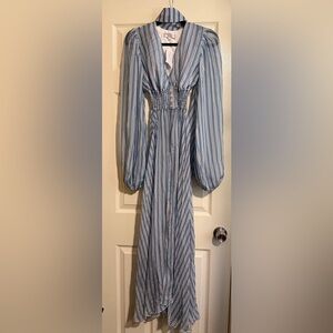 NWT Caroline Constas Syros Striped Dress. SZ xs 100% SILK